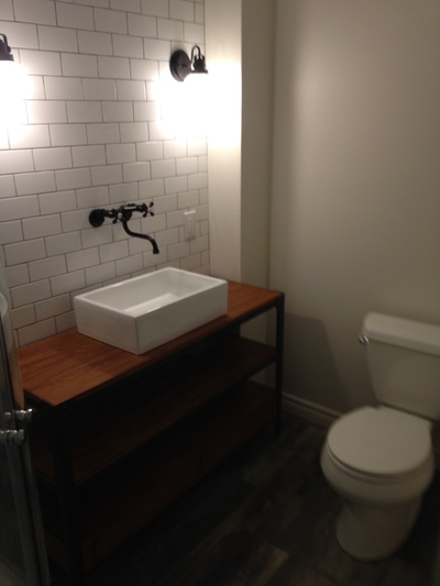 finished washroom renovation